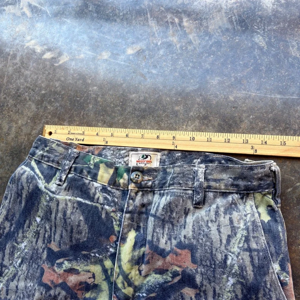 Mossy Oak Explorer Pro Cargo Pants Mens Small Break Up Camo Hunting Tree Pattern